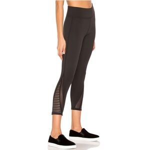 MICHI Apex Crop Leggings Black